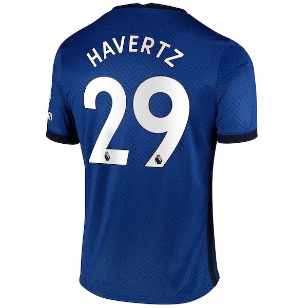 Camiseta Chelsea NO.29 Havertz Primera Equipación 2020-2021 Azul